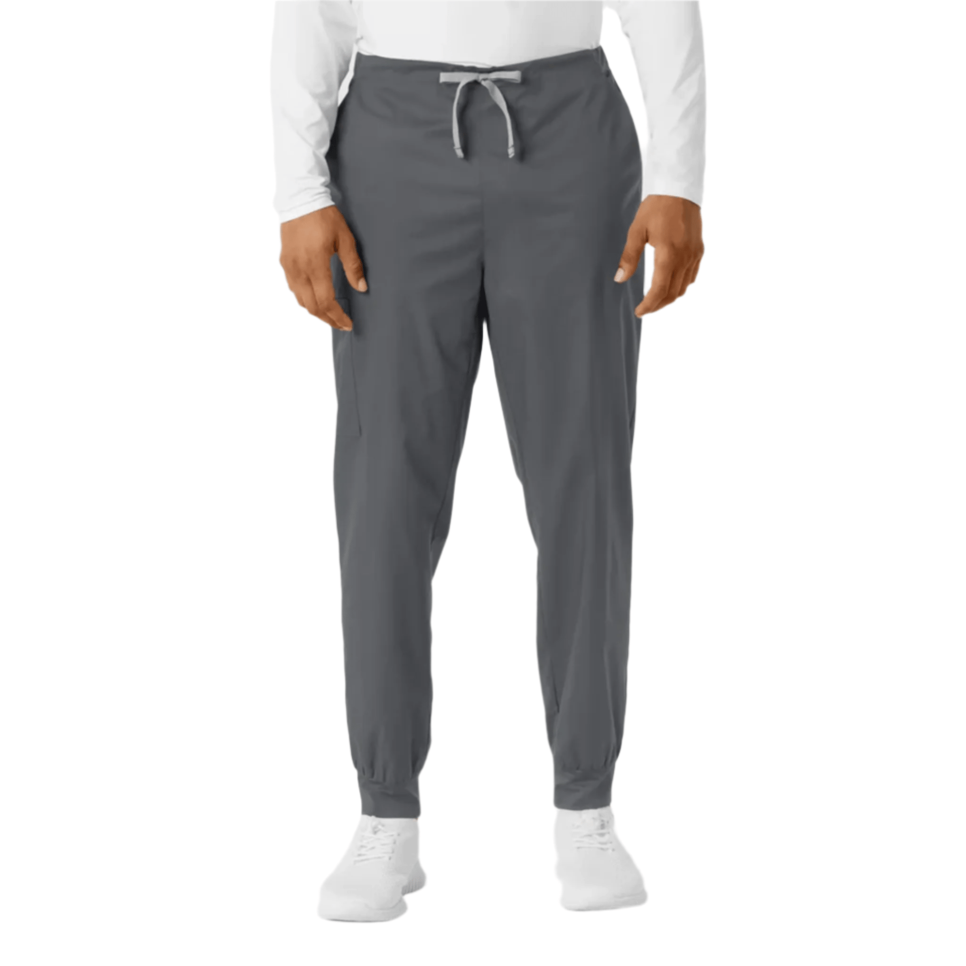Wink Men's Work Cargo Jogger Scrub Pant - Pewter by Lenny's Shoe & Apparel