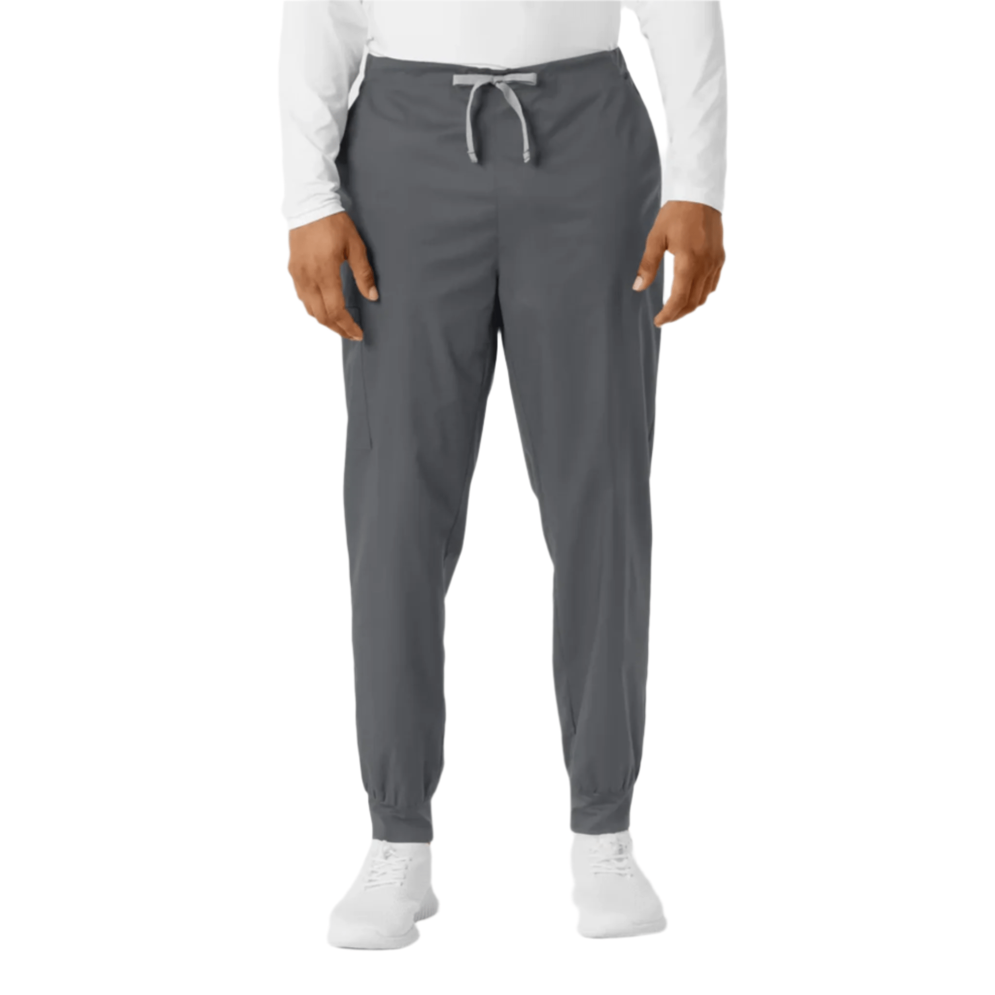 Wink Men's Work Cargo Jogger Scrub Pant - Pewter by Lenny's Shoe & Apparel