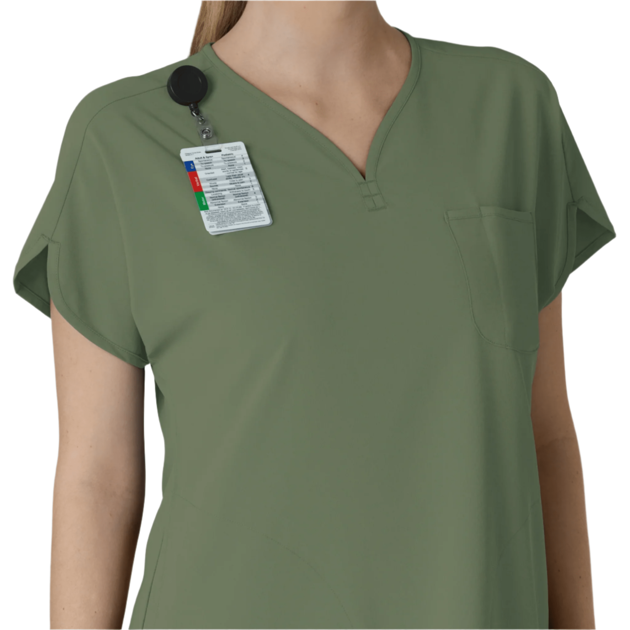 Wink Renew Women's Dolman Scrub Top - Olive