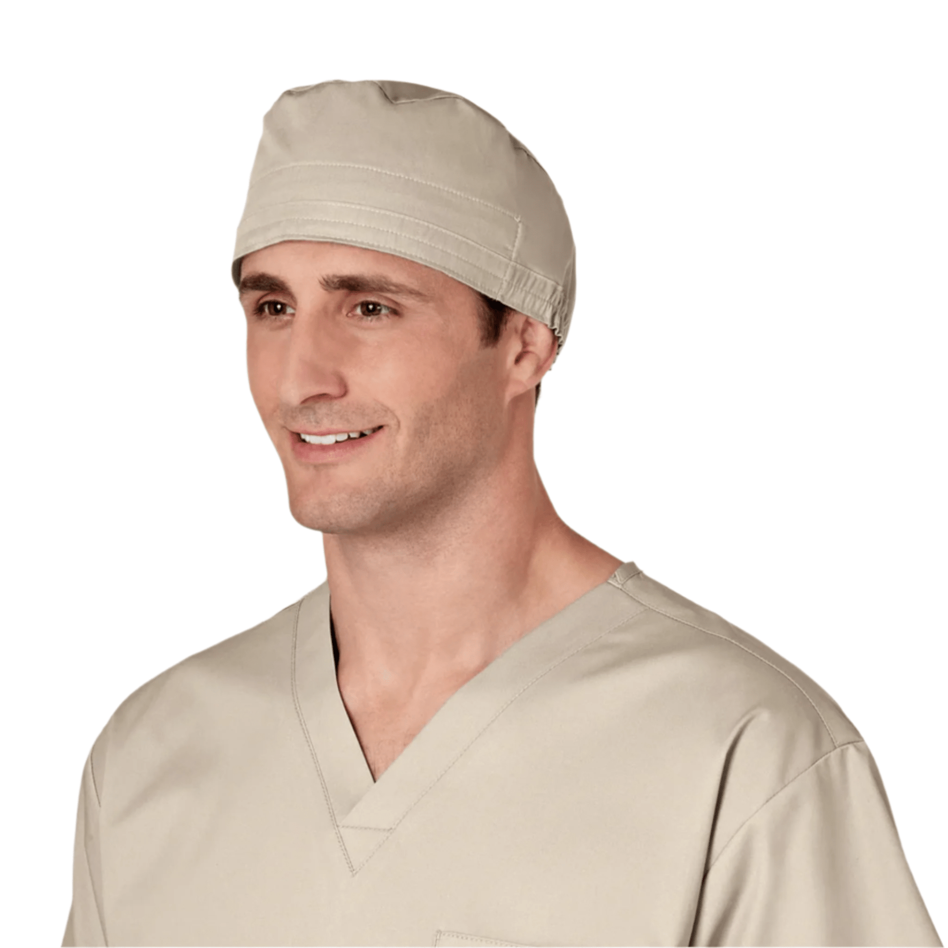 Wink Solid Scrub Cap - Khaki by Lenny's Shoe & Apparel