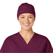 Wink Solid Scrub Cap - Wine by Lenny's Shoe & Apparel