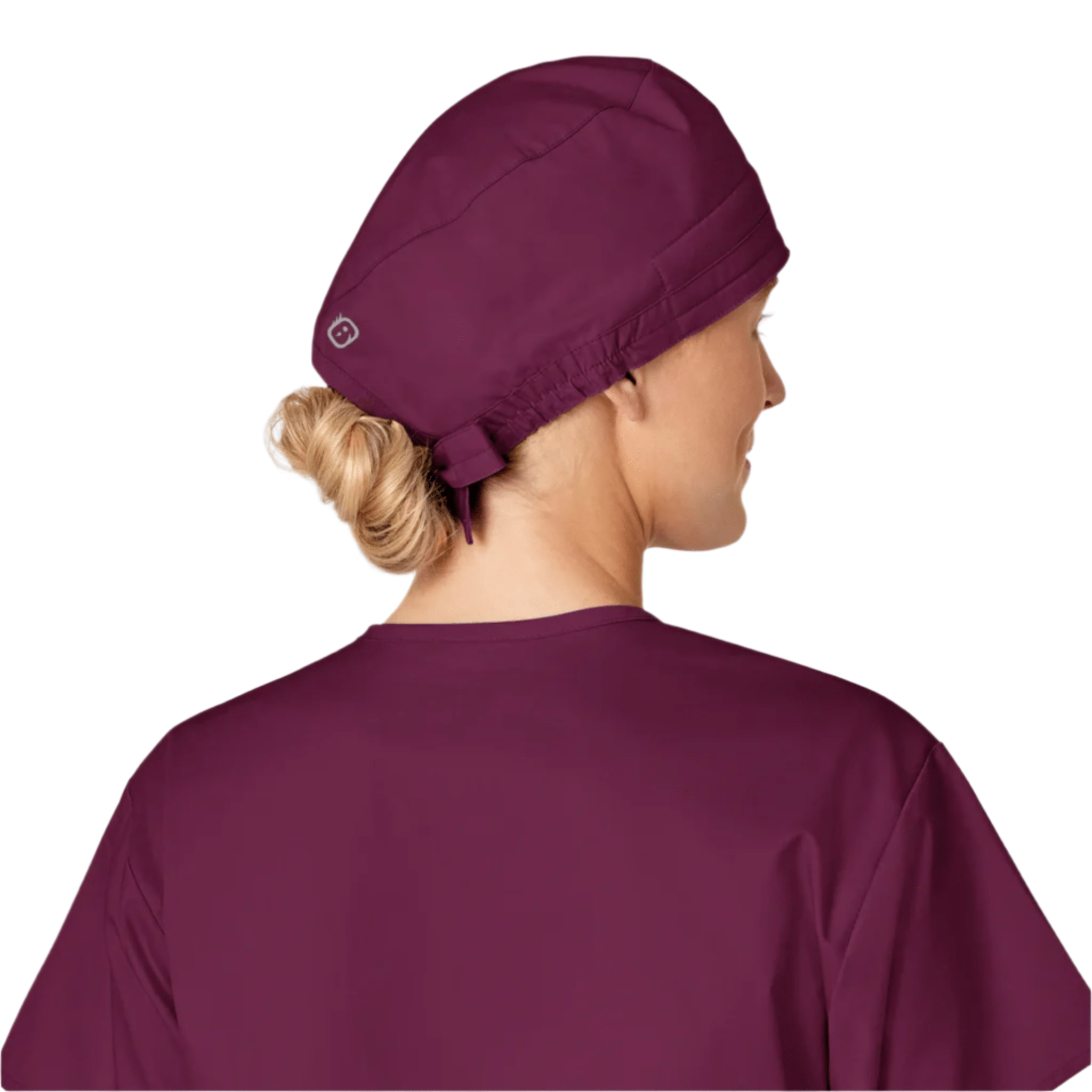 Wink Solid Scrub Cap - Wine by Lenny's Shoe & Apparel