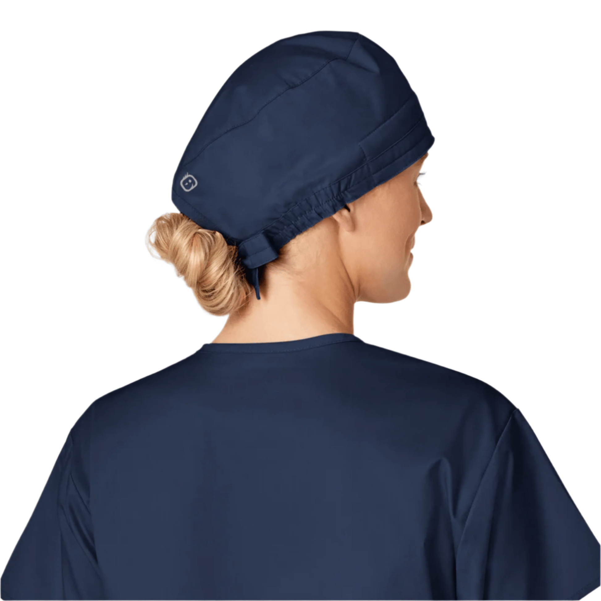 Wink Tie Back Scrub Cap - Navy Blue by Lenny's Shoe & Apparel