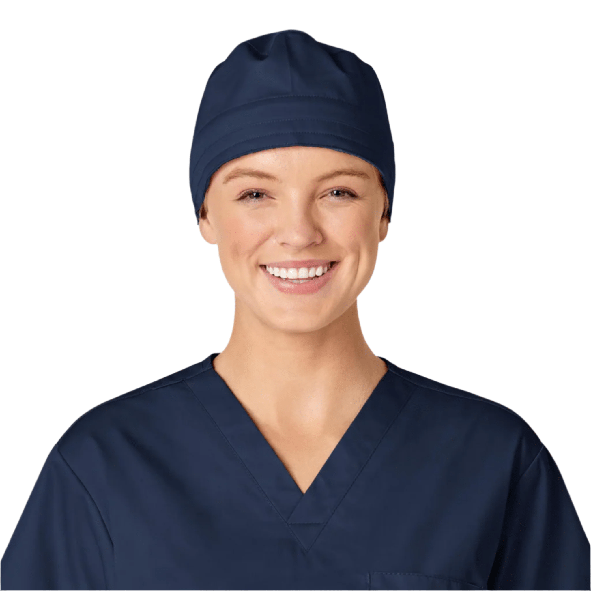 Wink Tie Back Scrub Cap - Navy Blue by Lenny's Shoe & Apparel