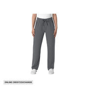 Wink Women's Nova Stovepipe High Low Hem Scrub Pant - Pewter