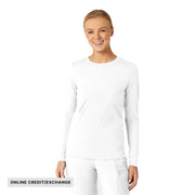 Wink Women's Performance Long Sleeve Tee - White