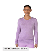 Wink Women's All Over Print Silky Scrub Tee - Pastel Petals by Lenny's Shoe & Apparel