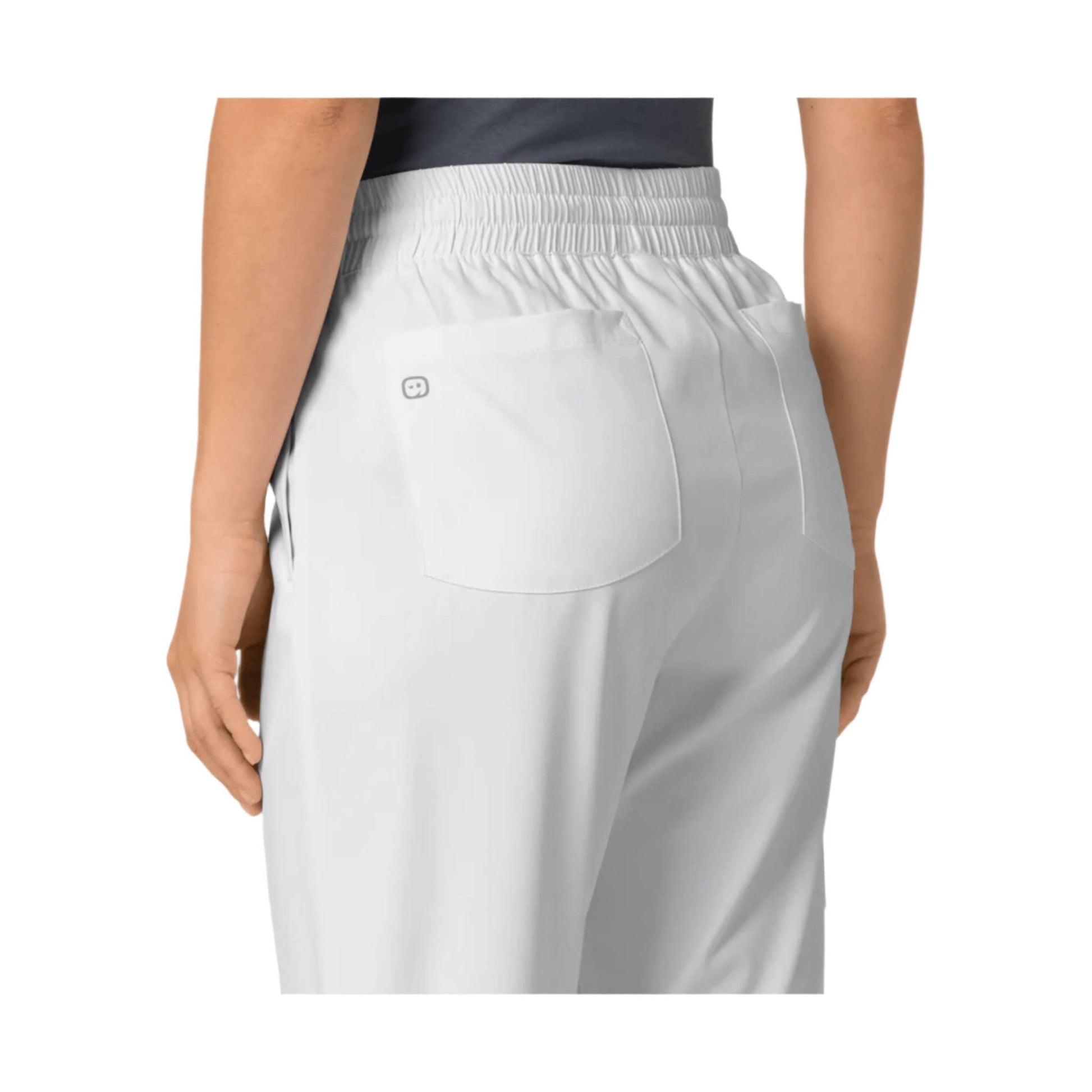 Wink Women's Boundless Bootcut Scrub Pant - White by Lenny's Shoe & Apparel