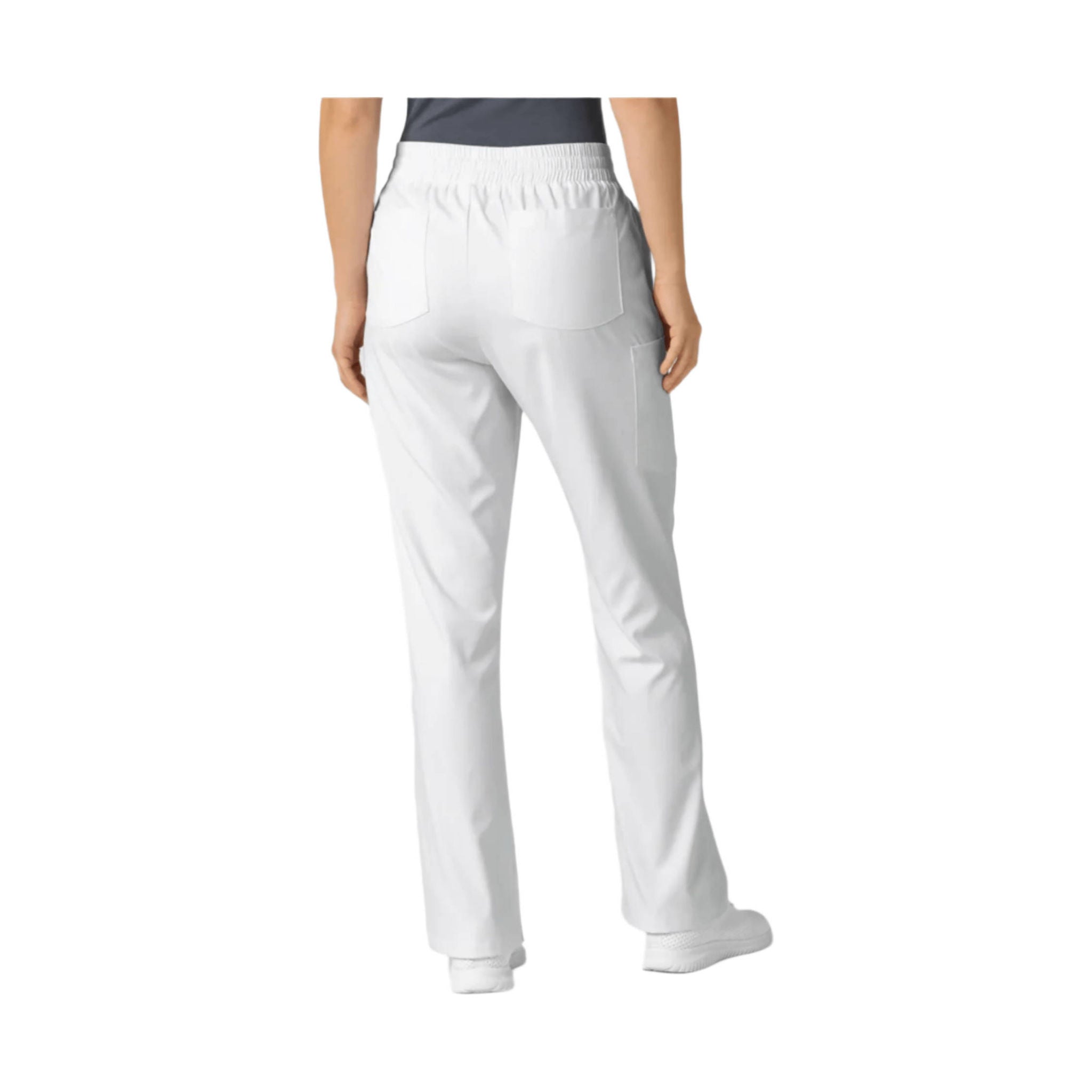 Wink Women's Boundless Bootcut Scrub Pant - White by Lenny's Shoe & Apparel