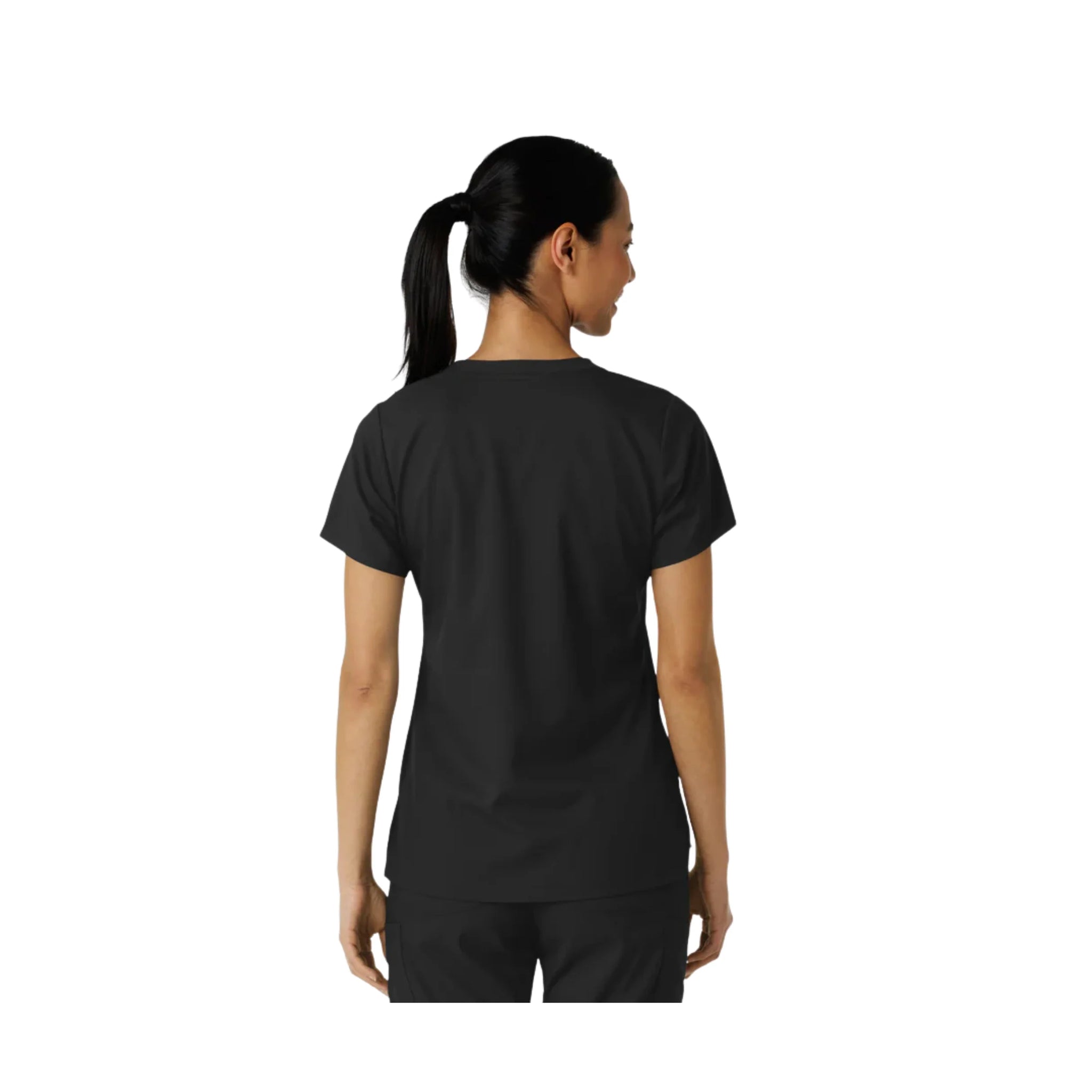 Wink Women's Boundless Classic Scrub Tee - Black by Lenny's Shoe & Apparel