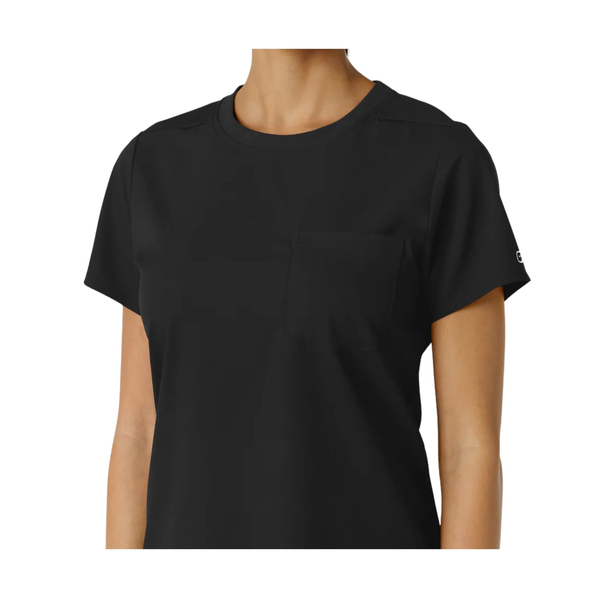 Wink Women's Boundless Classic Scrub Tee - Black by Lenny's Shoe & Apparel