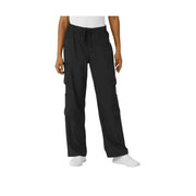 Wink Women's Boundless Classic Wide Leg Cargo Scrub Pant - Black by Lenny's Shoe & Apparel