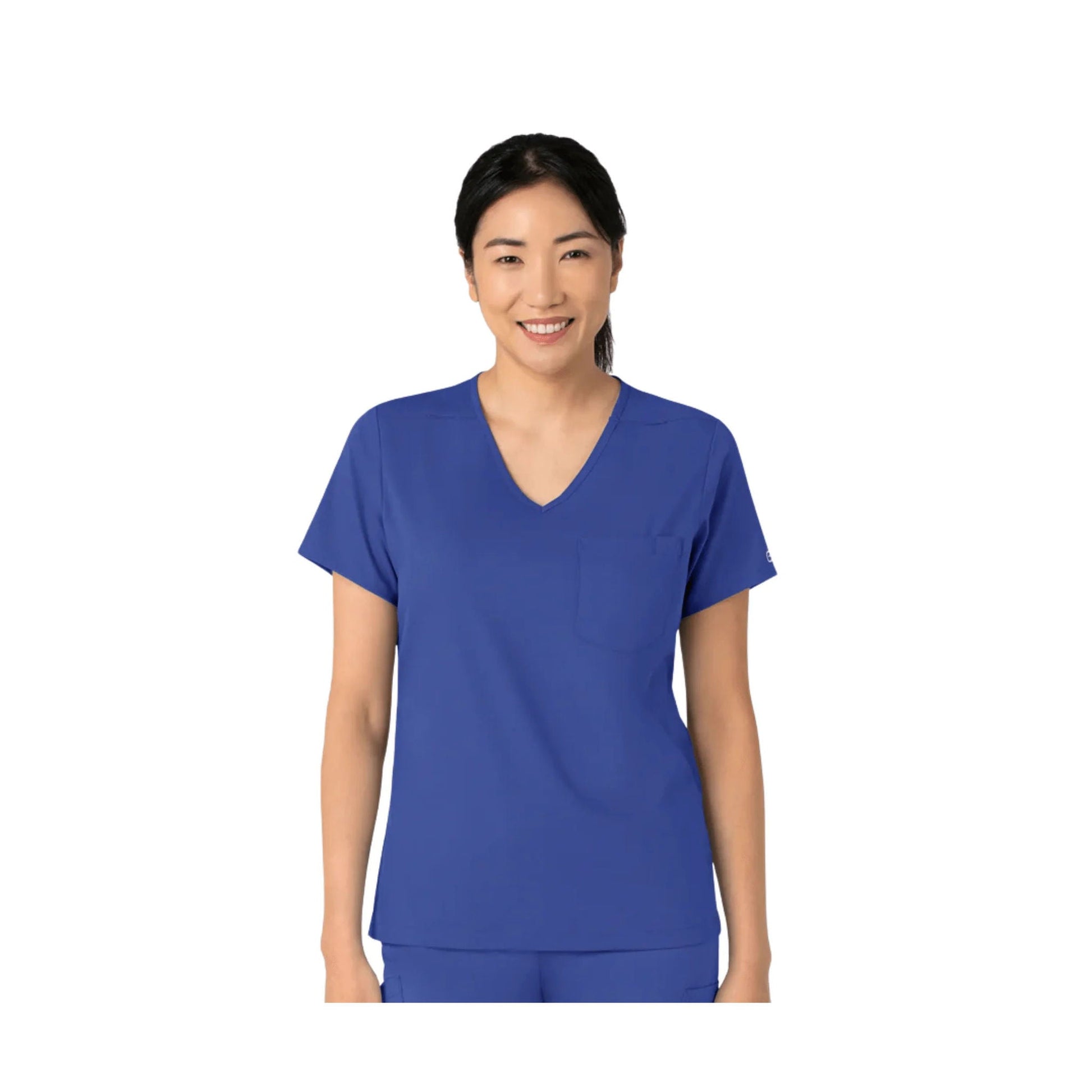Wink Women's Boundless Tuck In Scrub Top - Galaxy Blue by Lenny's Shoe & Apparel