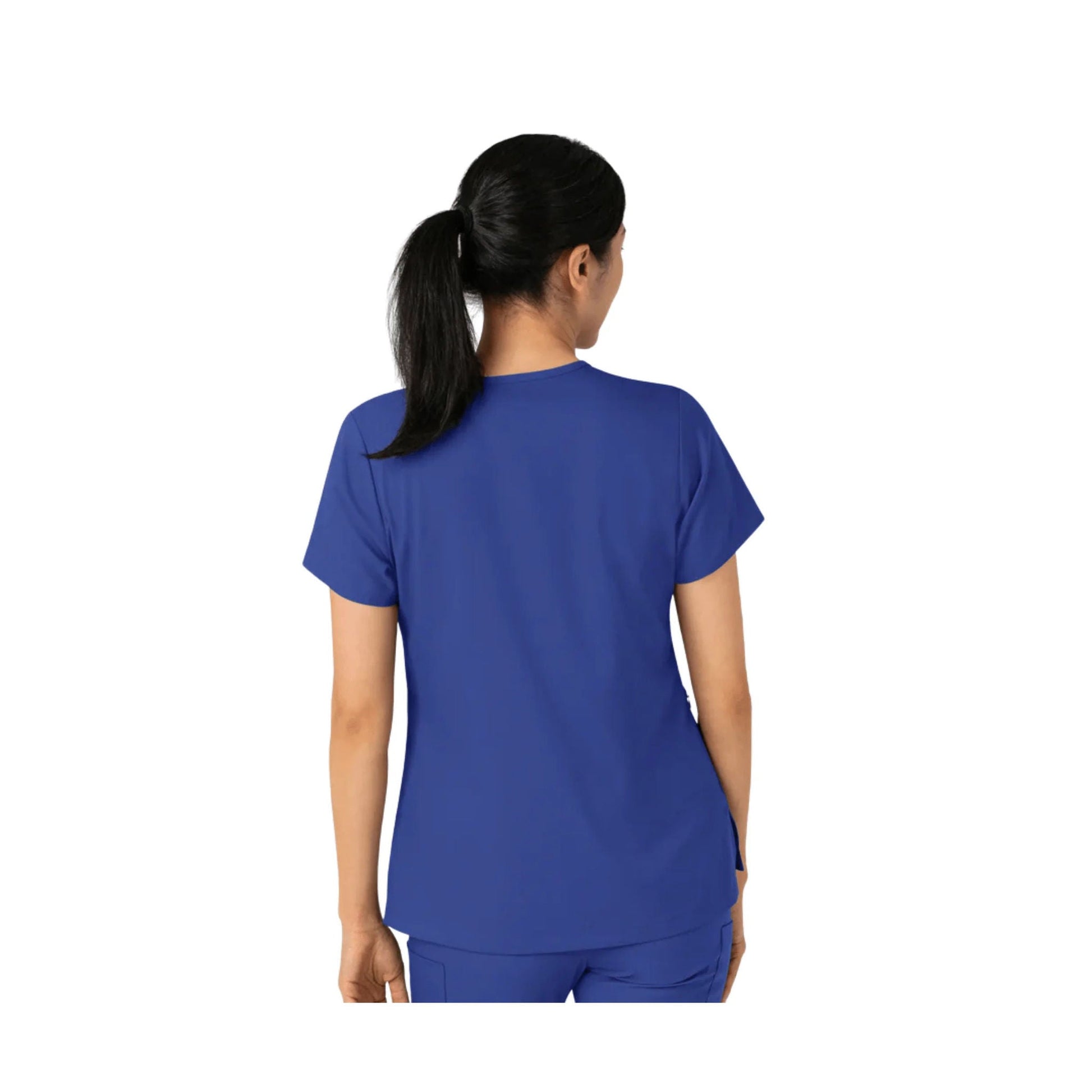 Wink Women's Boundless Tuck In Scrub Top - Galaxy Blue by Lenny's Shoe & Apparel