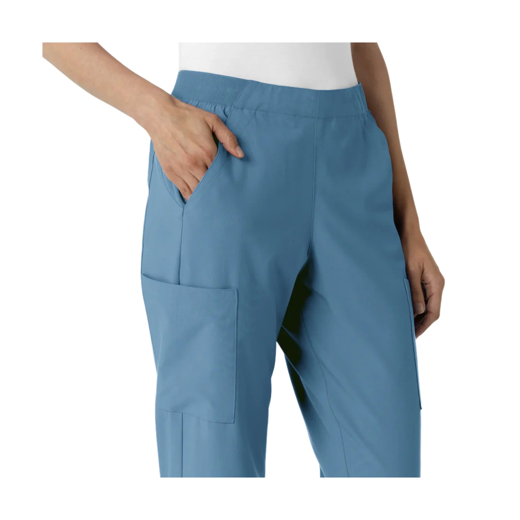Wink Women's Cargo Utility Scrub Pant - Pacific Blue by Lenny's Shoe & Apparel