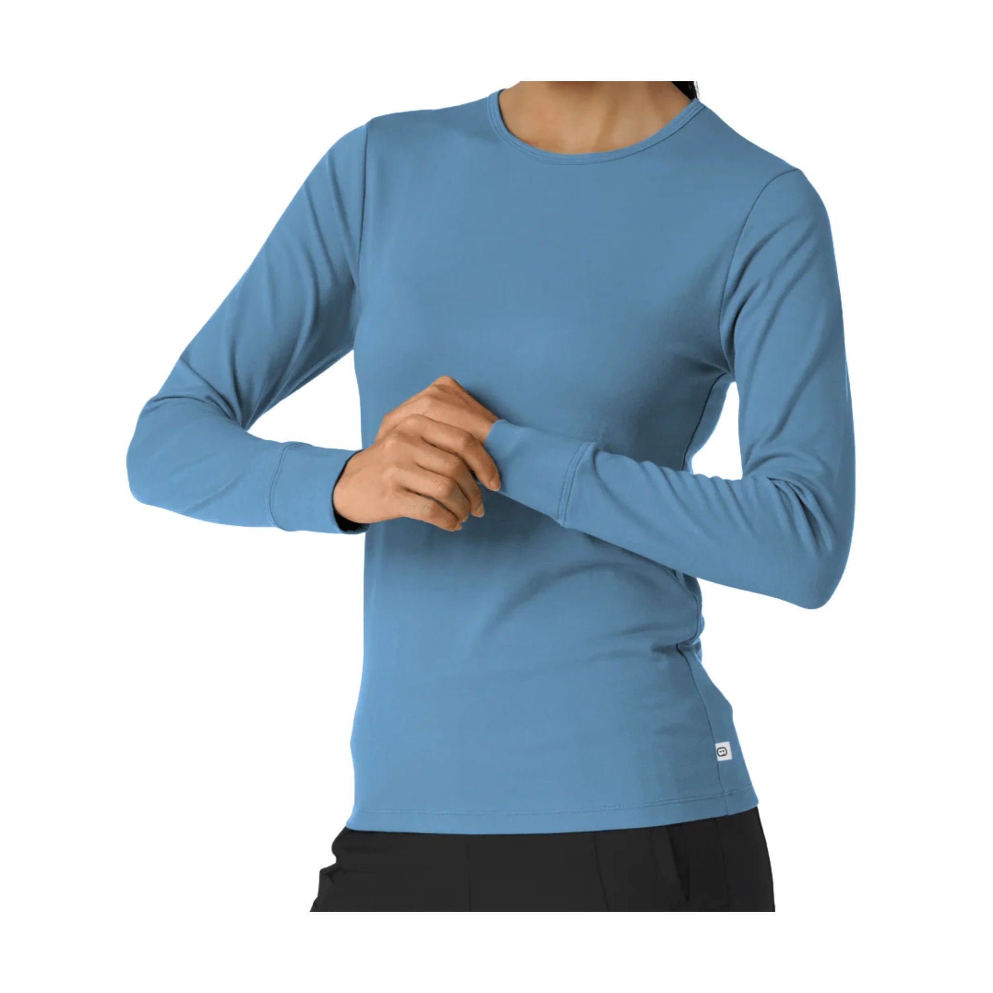 Wink Women's Essentials Layer Long Sleeve - Pacific Blue by Lenny's Shoe & Apparel