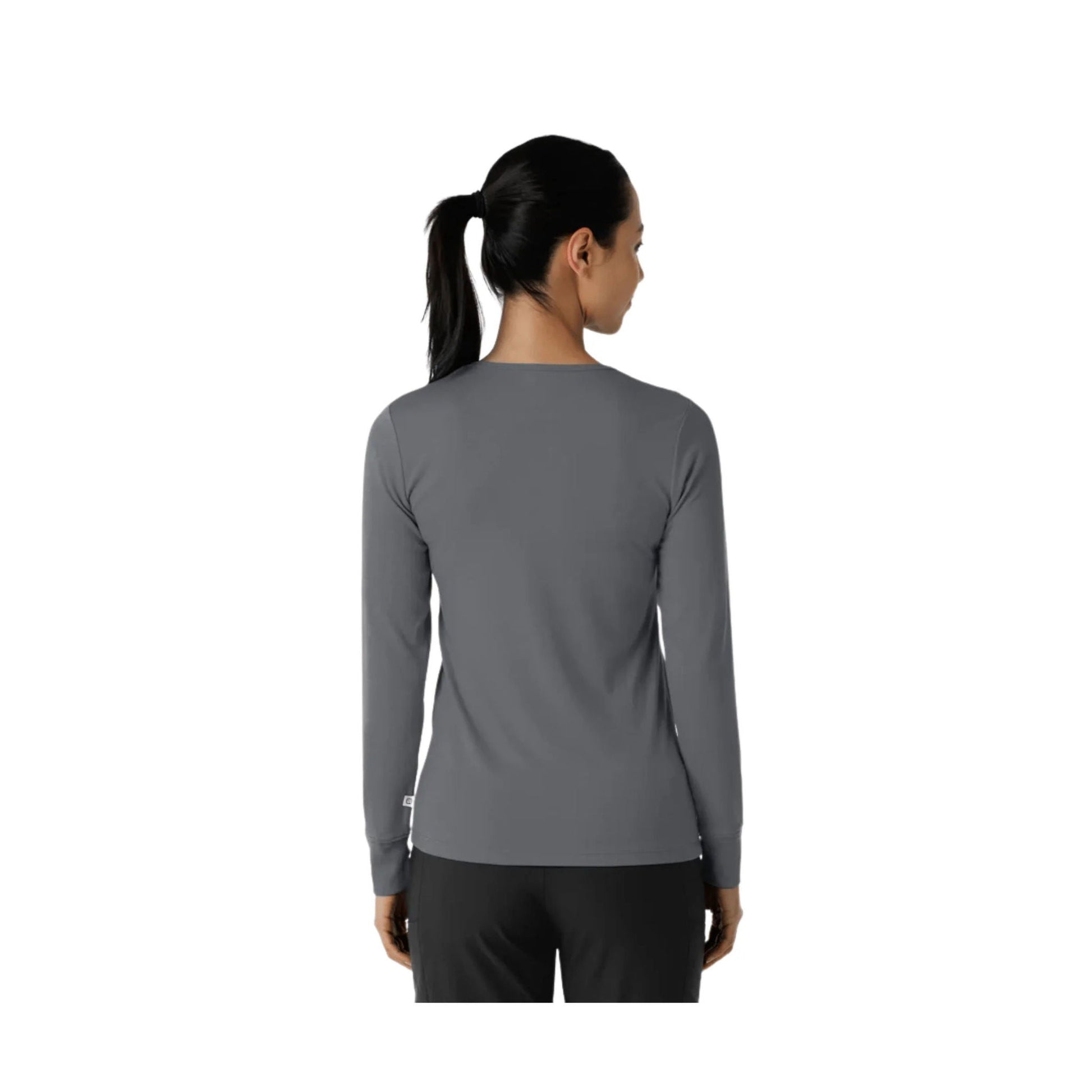 Wink Women's Essentials Layer Long Sleeve - Pewter by Lenny's Shoe & Apparel