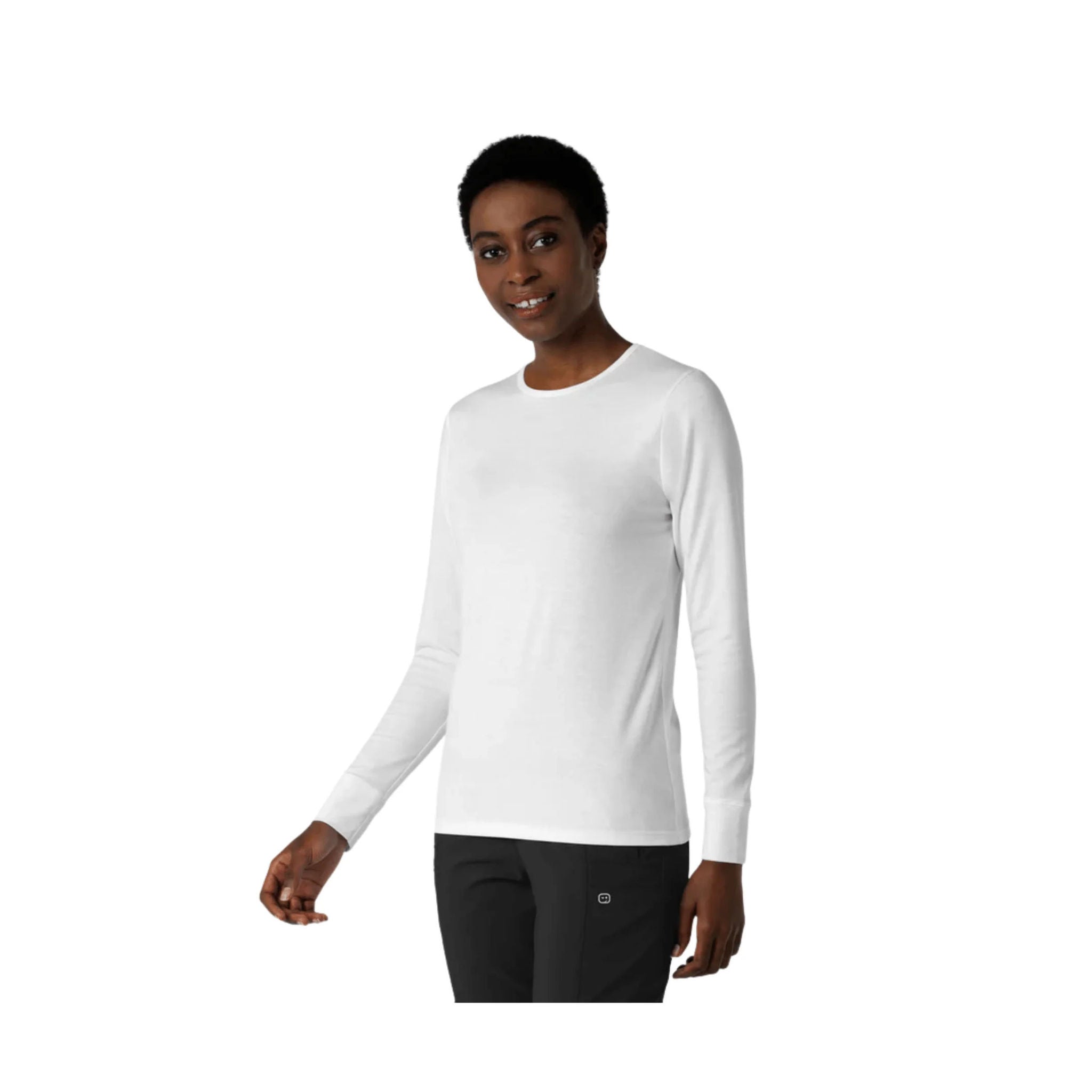 Wink Women's Essentials Layer Long Sleeve - White by Lenny's Shoe & Apparel