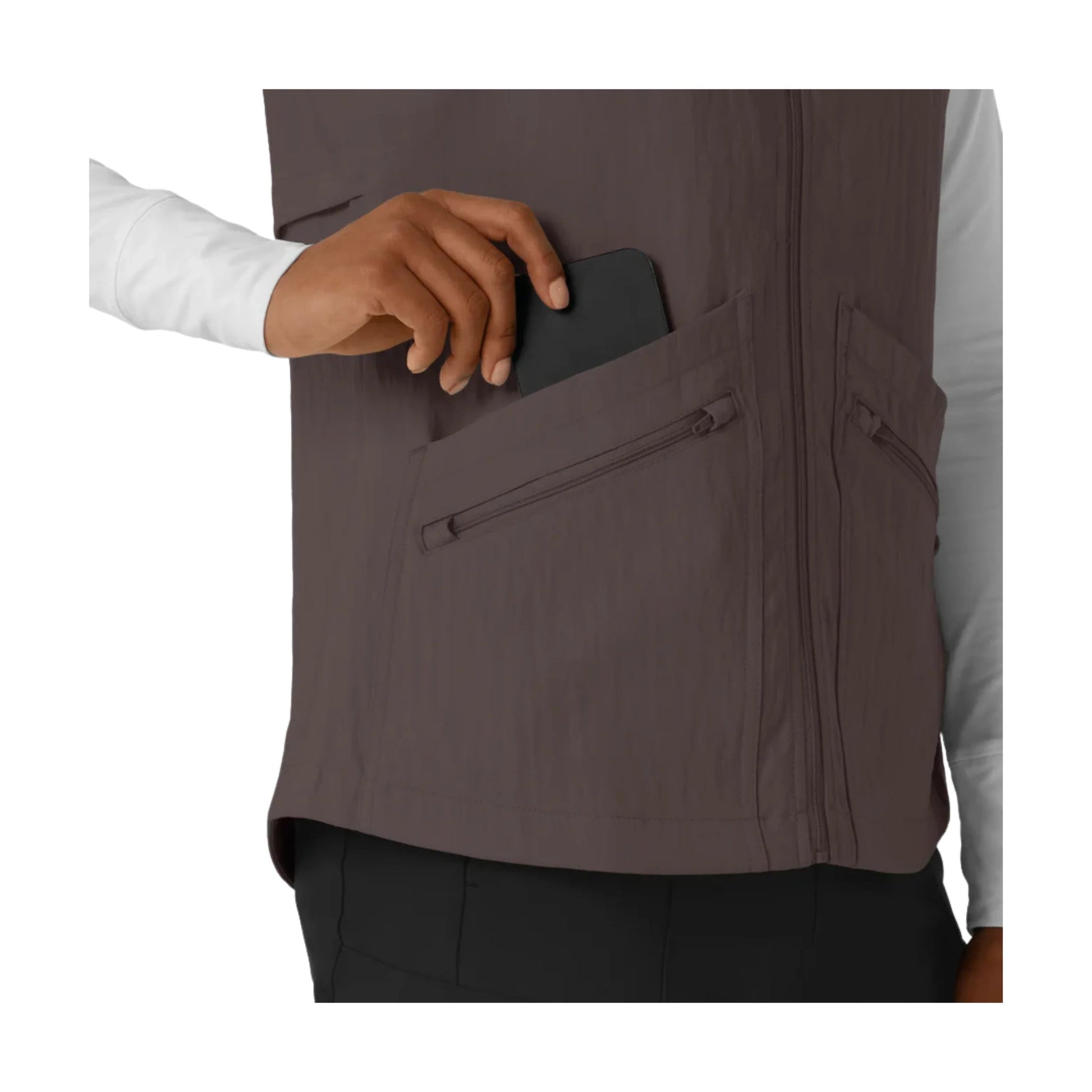 Wink Women's Everything Everywhere Scrub Vest - Graphite by Lenny's Shoe & Apparel