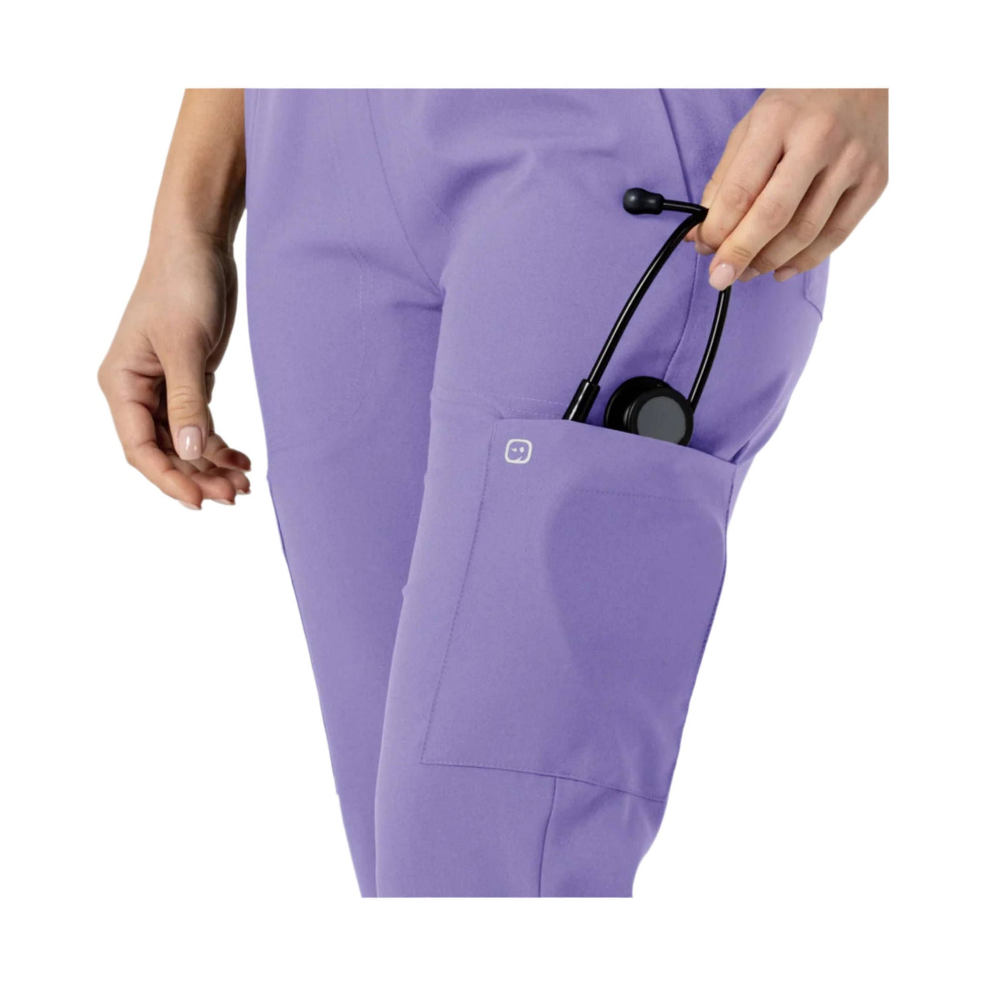 Wink Women's Flex n Reach Track Scrub Pant - Iris Purple by Lenny's Shoe & Apparel