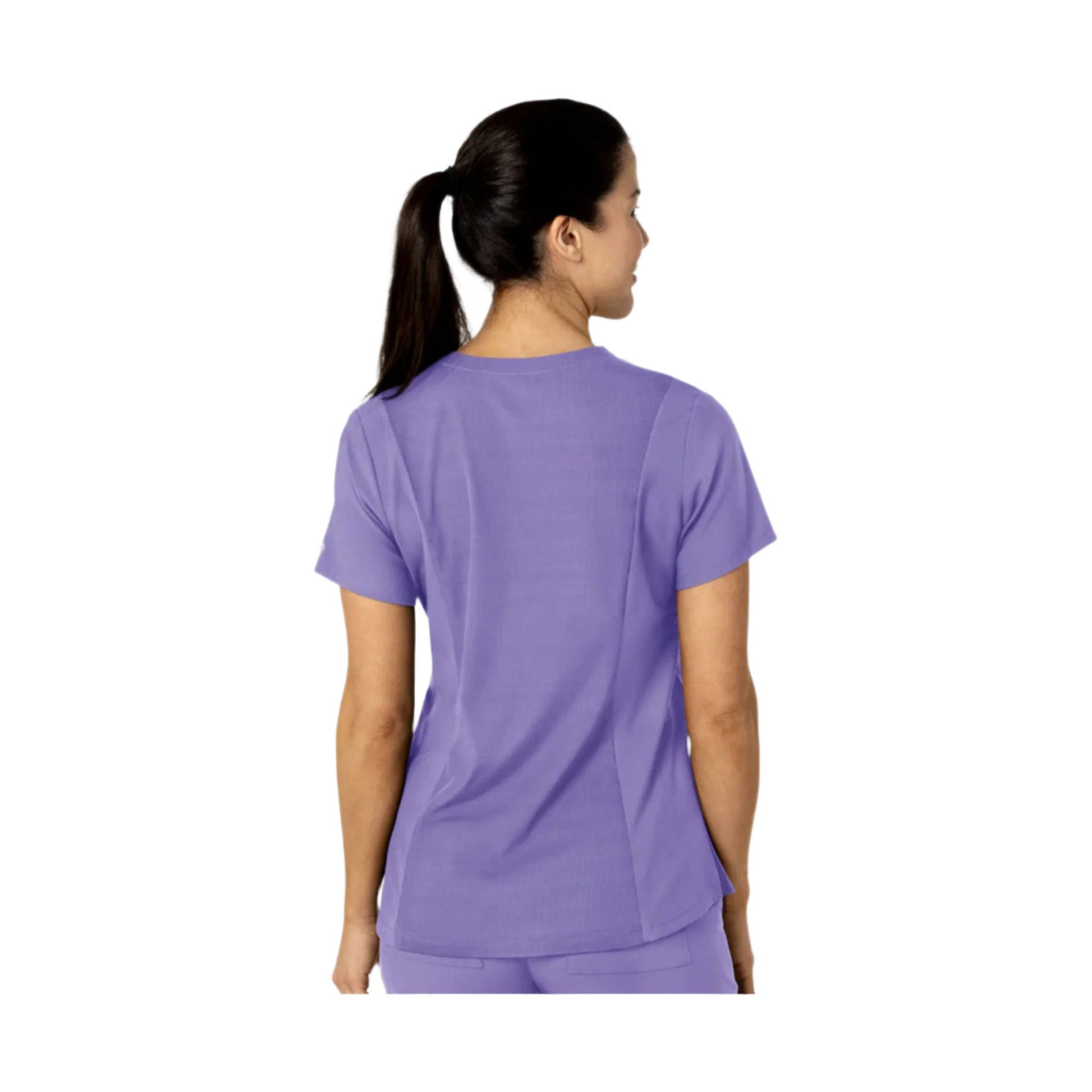 Wink Women's Flex n Reach V Neck Scrub Top - Iris Purple by Lenny's Shoe & Apparel