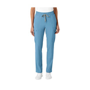 Wink Women's High Waist Slim Leg Scrub Pant - Bay Blue by Lenny's Shoe & Apparel