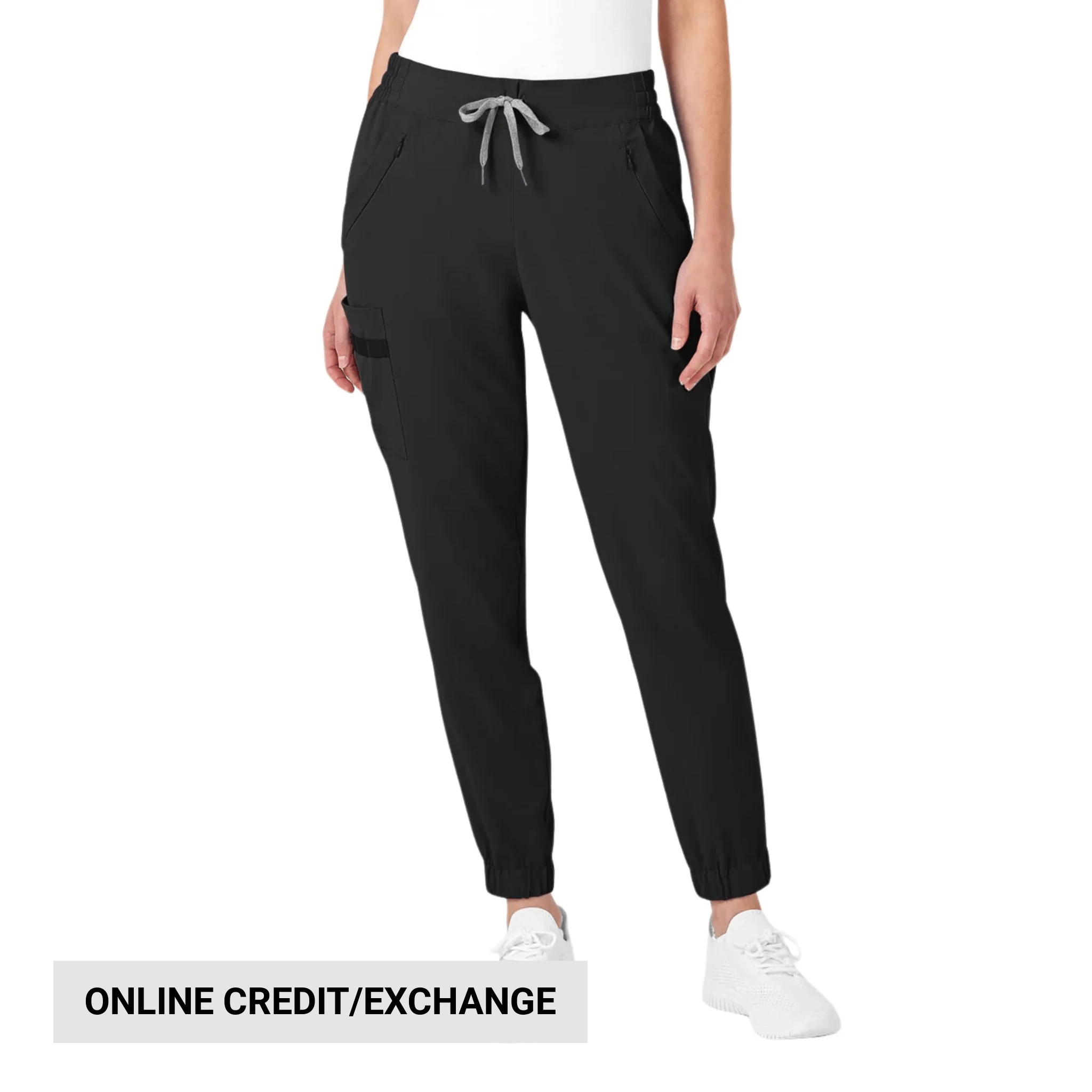 Wink Women's Jogger Scrub Pant - Black by Lenny's Shoe & Apparel
