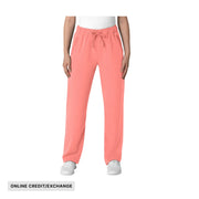 Wink Women's Nova Stovepipe High Low Hem Scrub Pant - Paradise Pink