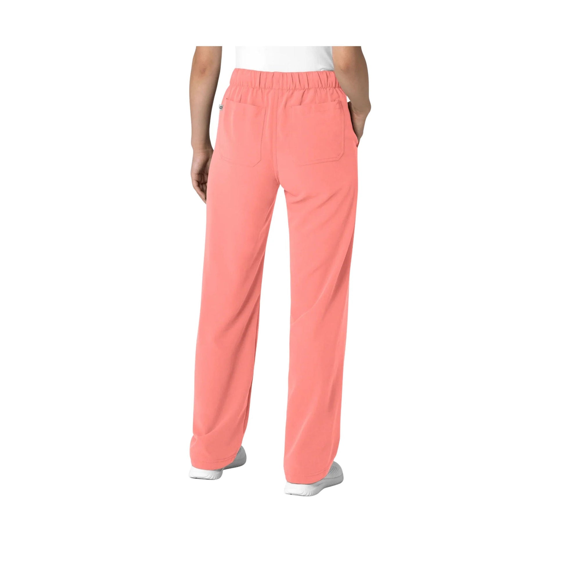 Wink Women's Nova Stovepipe High Low Hem Scrub Pant - Paradise Pink by Lenny's Shoe & Apparel