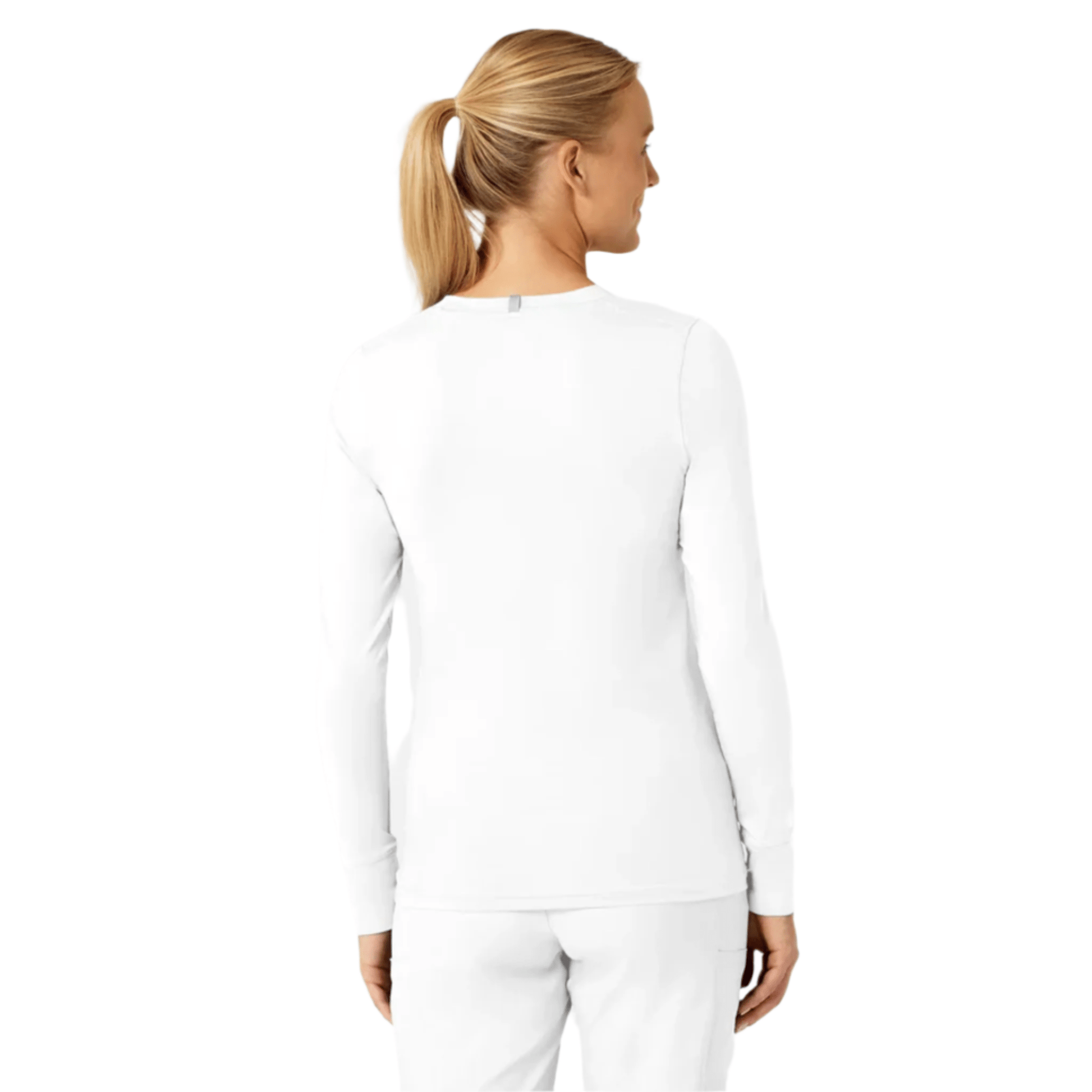 Wink Women's Performance Long Sleeve Tee - White by Lenny's Shoe & Apparel