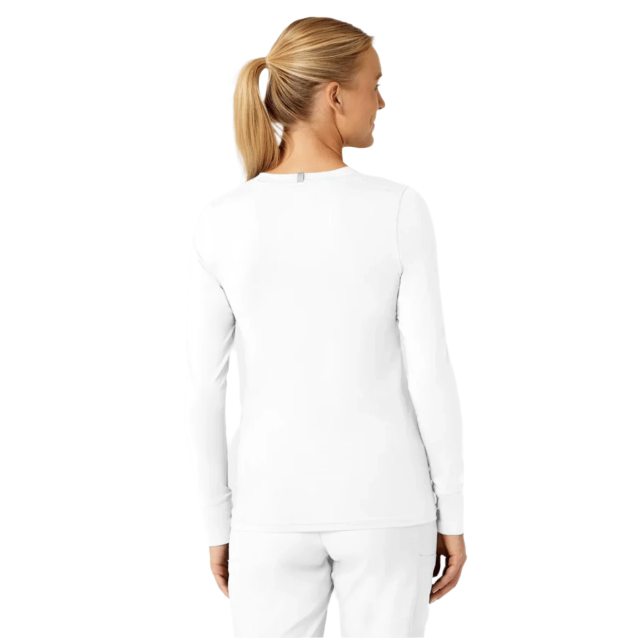 Wink Women's Performance Long Sleeve Tee - White by Lenny's Shoe & Apparel
