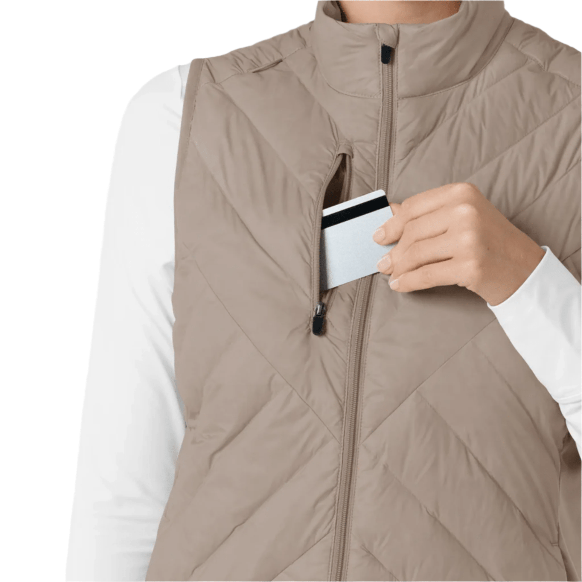 Wink Women's Quilted Scrub Vest - Haze by Lenny's Shoe & Apparel