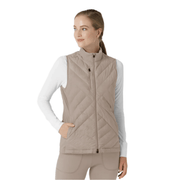 Wink Women's Quilted Scrub Vest - Haze by Lenny's Shoe & Apparel