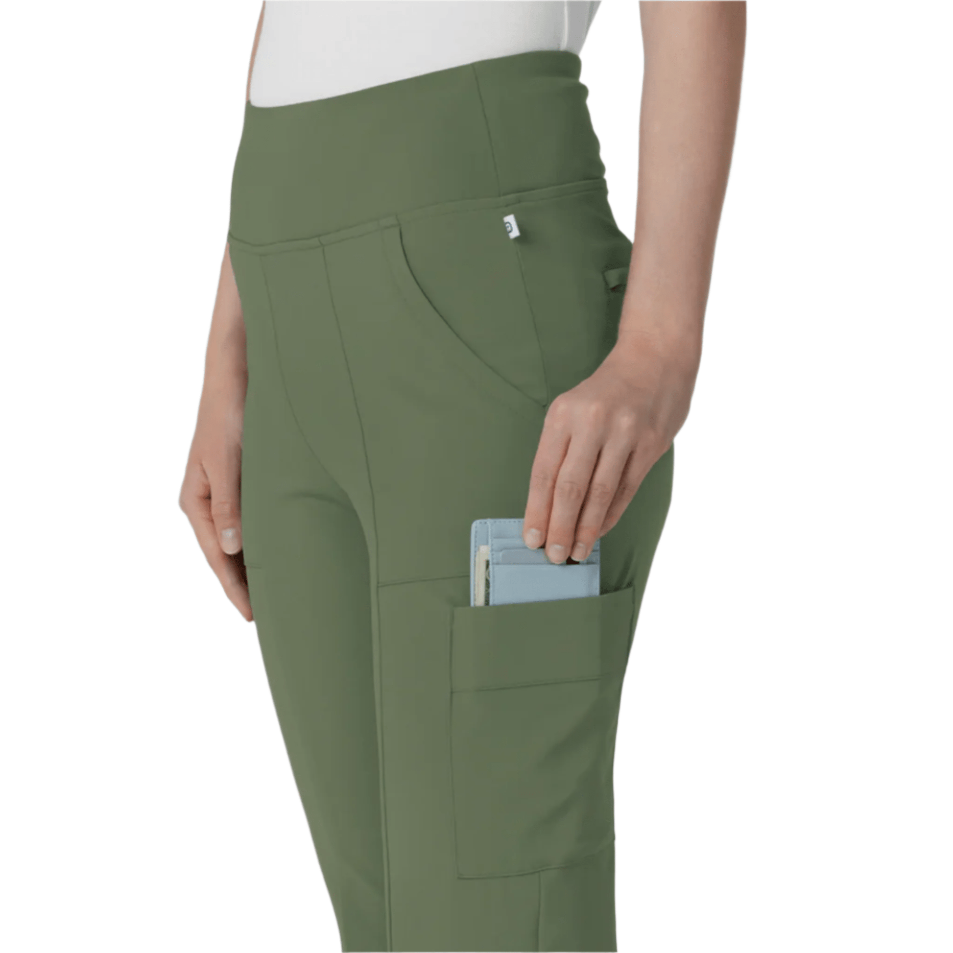 Wink Women's Renew Cargo Flare Scrub Pant - Olive by Lenny's Shoe & Apparel