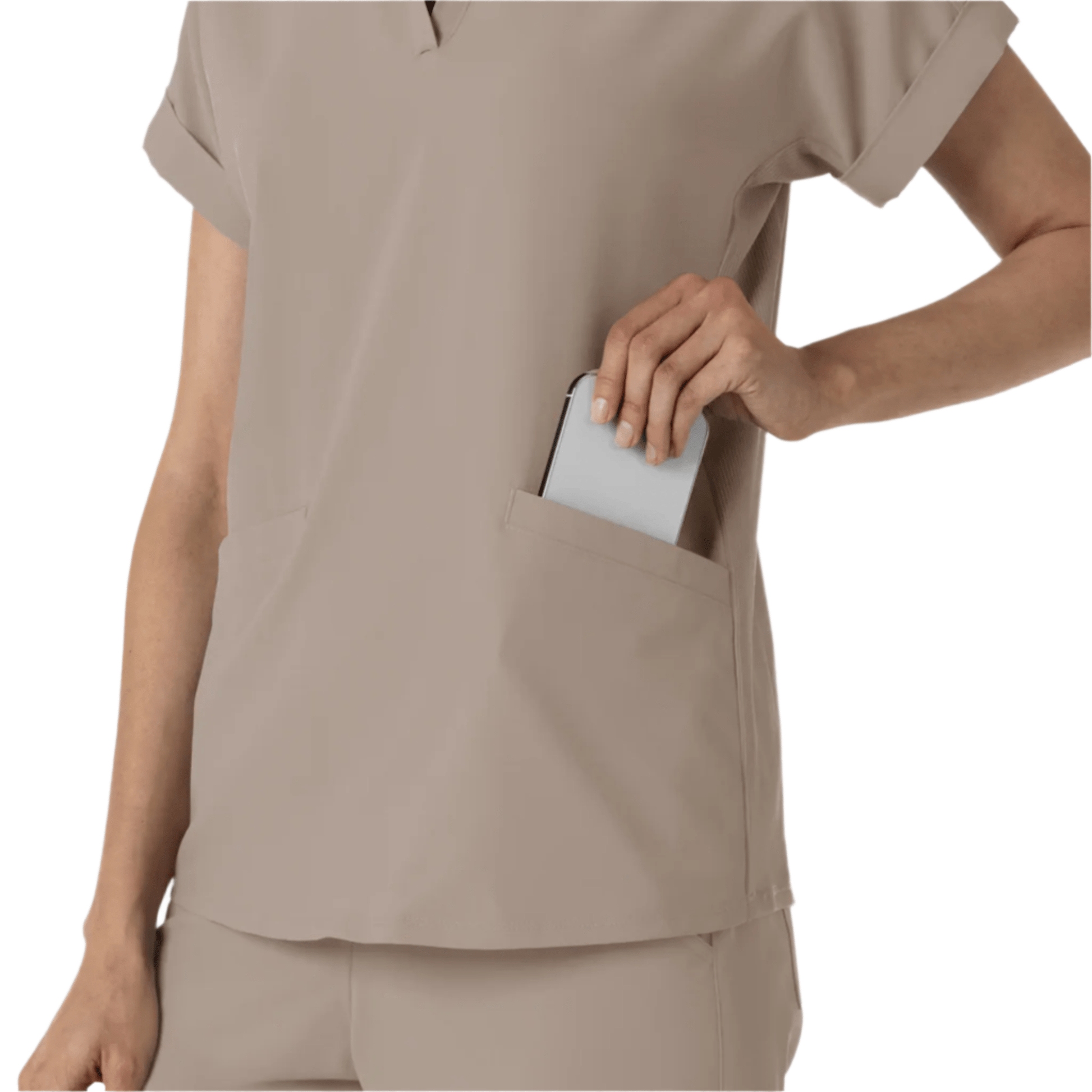 Wink Women's Renew Flex n Reach Scrub Top - Haze by Lenny's Shoe & Apparel