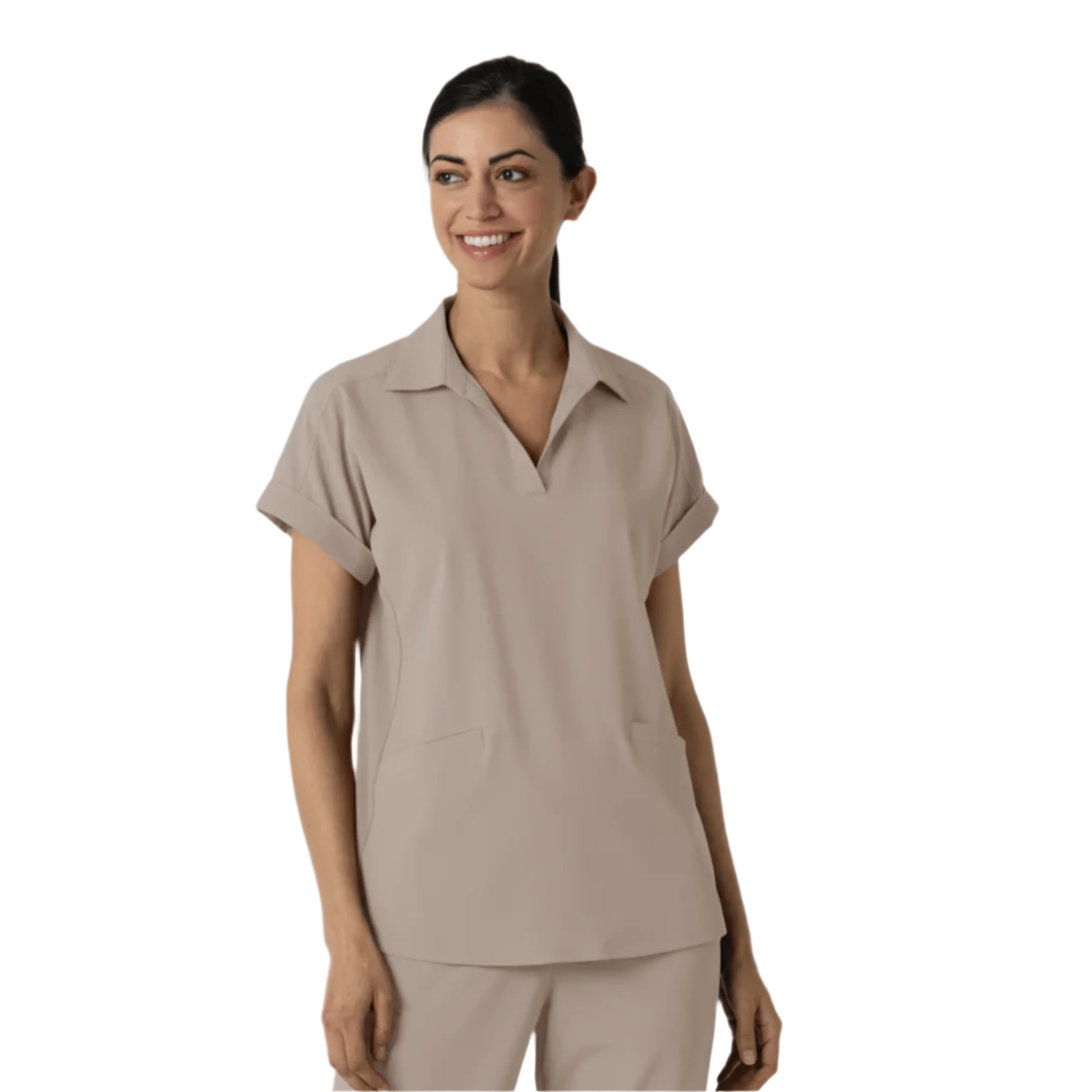 Wink Women's Renew Flex n Reach Scrub Top - Haze by Lenny's Shoe & Apparel