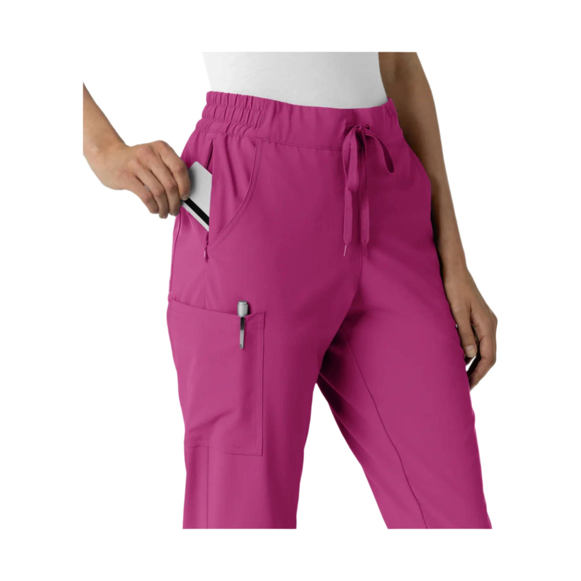 Wink Women's Renew Jogger Scrub Pant - Raspberry by Lenny's Shoe & Apparel