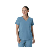 Wink Women's Renew V Neck Scrub Top - Pacific Blue by Lenny's Shoe & Apparel
