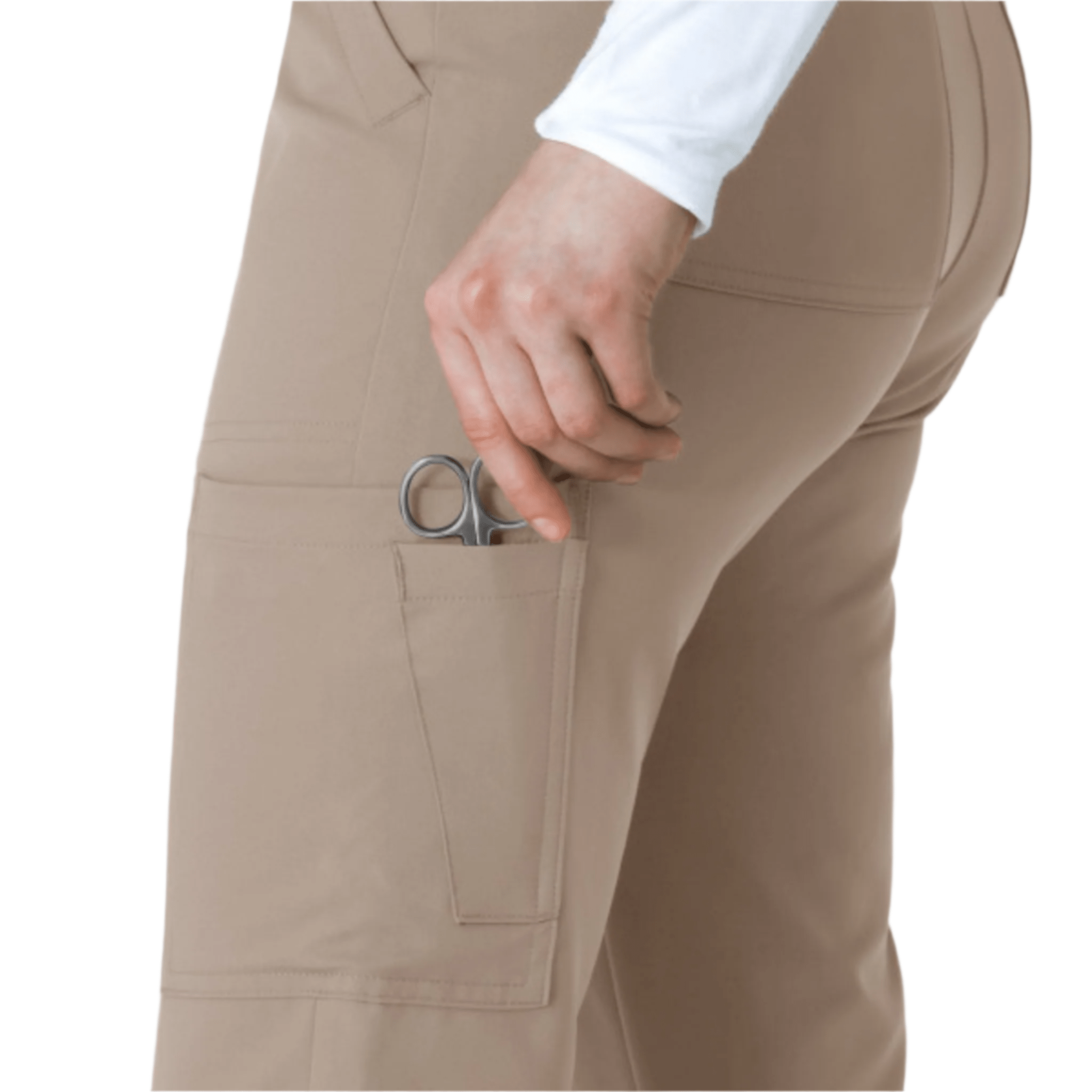 Wink Women's Thrive Cargo Straight Slim Leg Scrubs Pants - Haze by Lenny's Shoe & Apparel