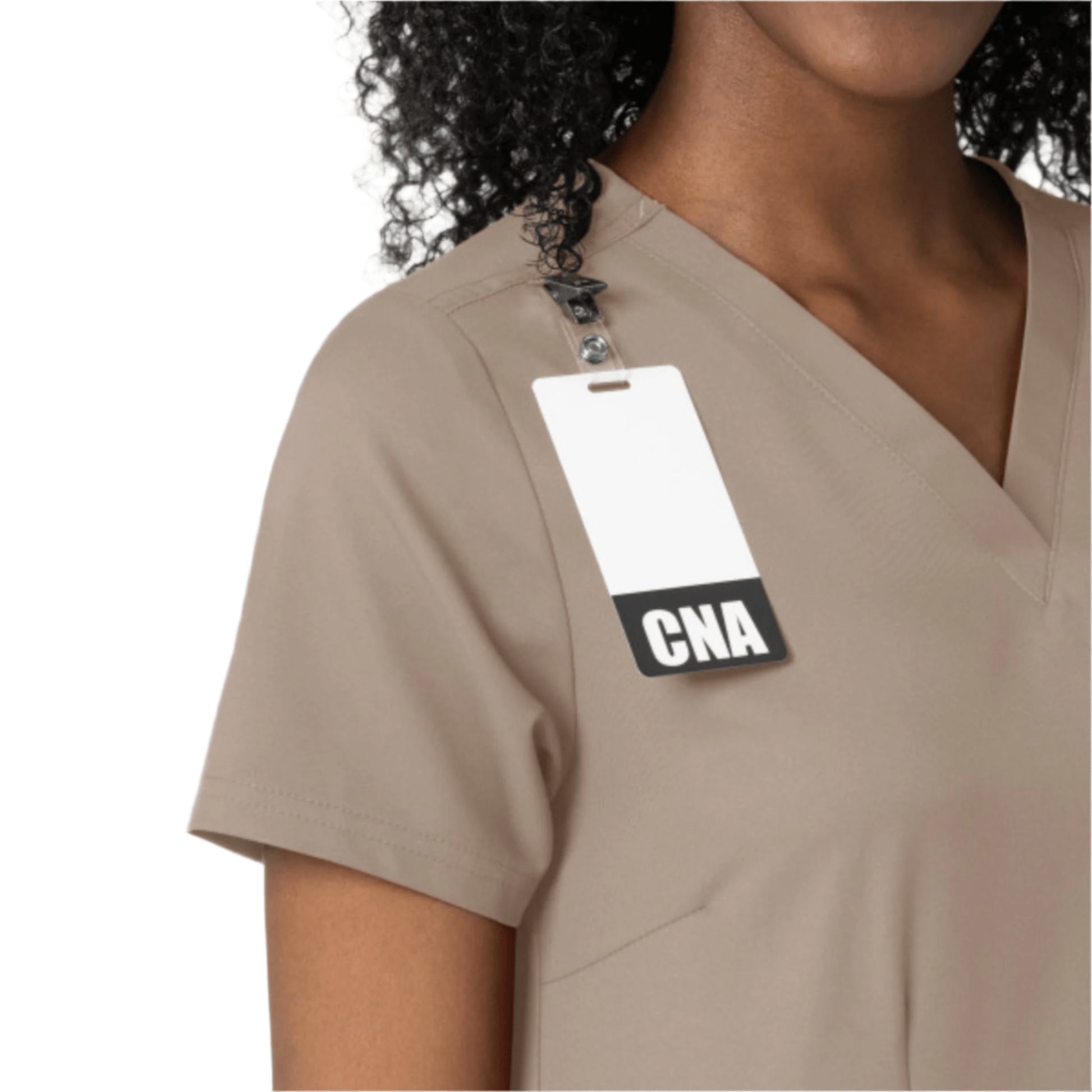 Wink Women's Thrive Fitted 3 Pocket V Neck Scrub Top - Haze by Lenny's Shoe & Apparel
