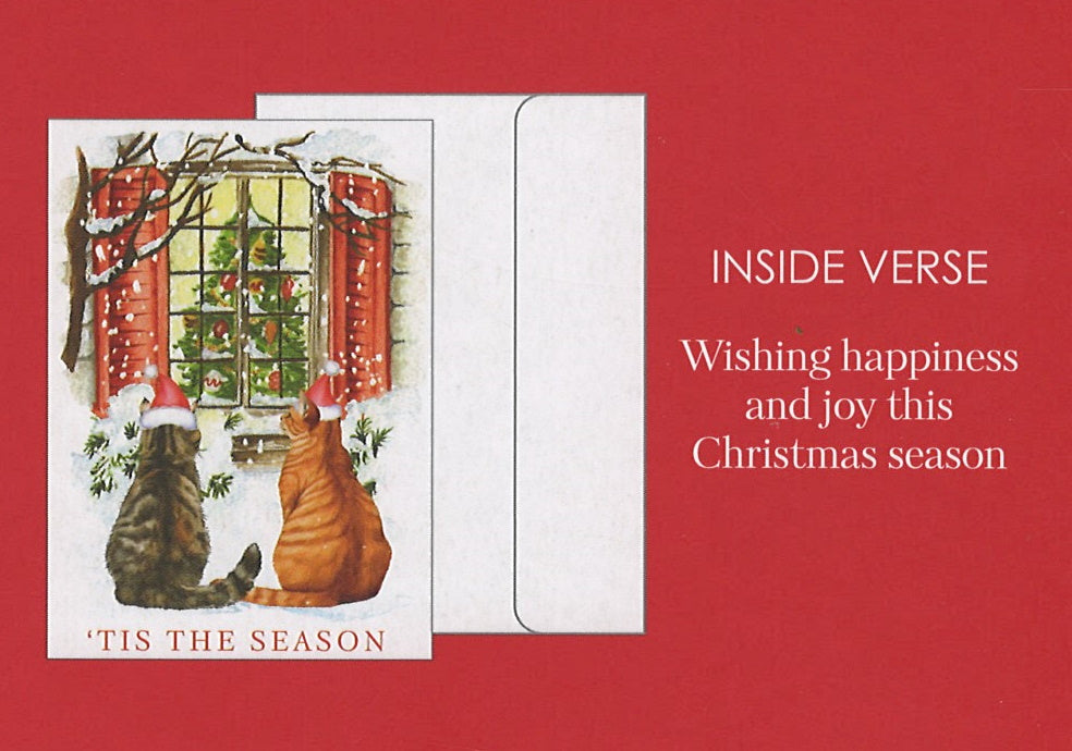 Love of Pets Boxed Cards (Two Cats at Window)