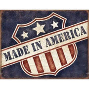 Tin Sign - Made In America by Homeportonline