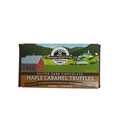 Salted Dark Chocolate Maple Caramel Truffles - 2 Piece