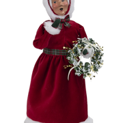 Red Velvet Mrs. Claus - 13 Inch
