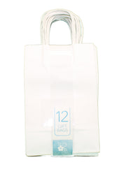 Junior Cub Kraft White Gift Bag Set of 12