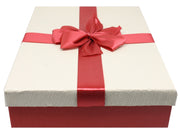 Elegant Rectangular Gift Box - Red X-Large