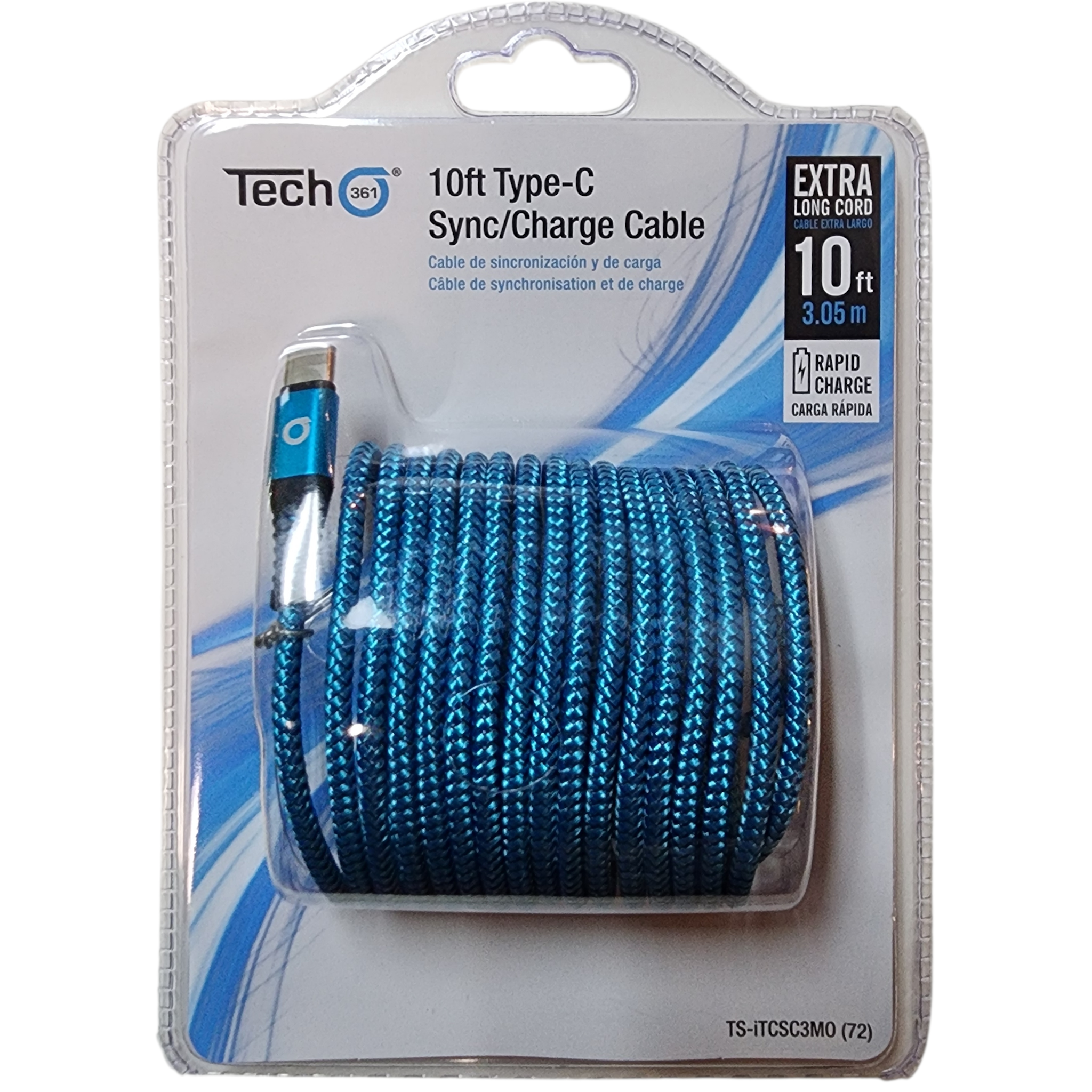 Type-C 10 Foot Sync/Charge Cable -