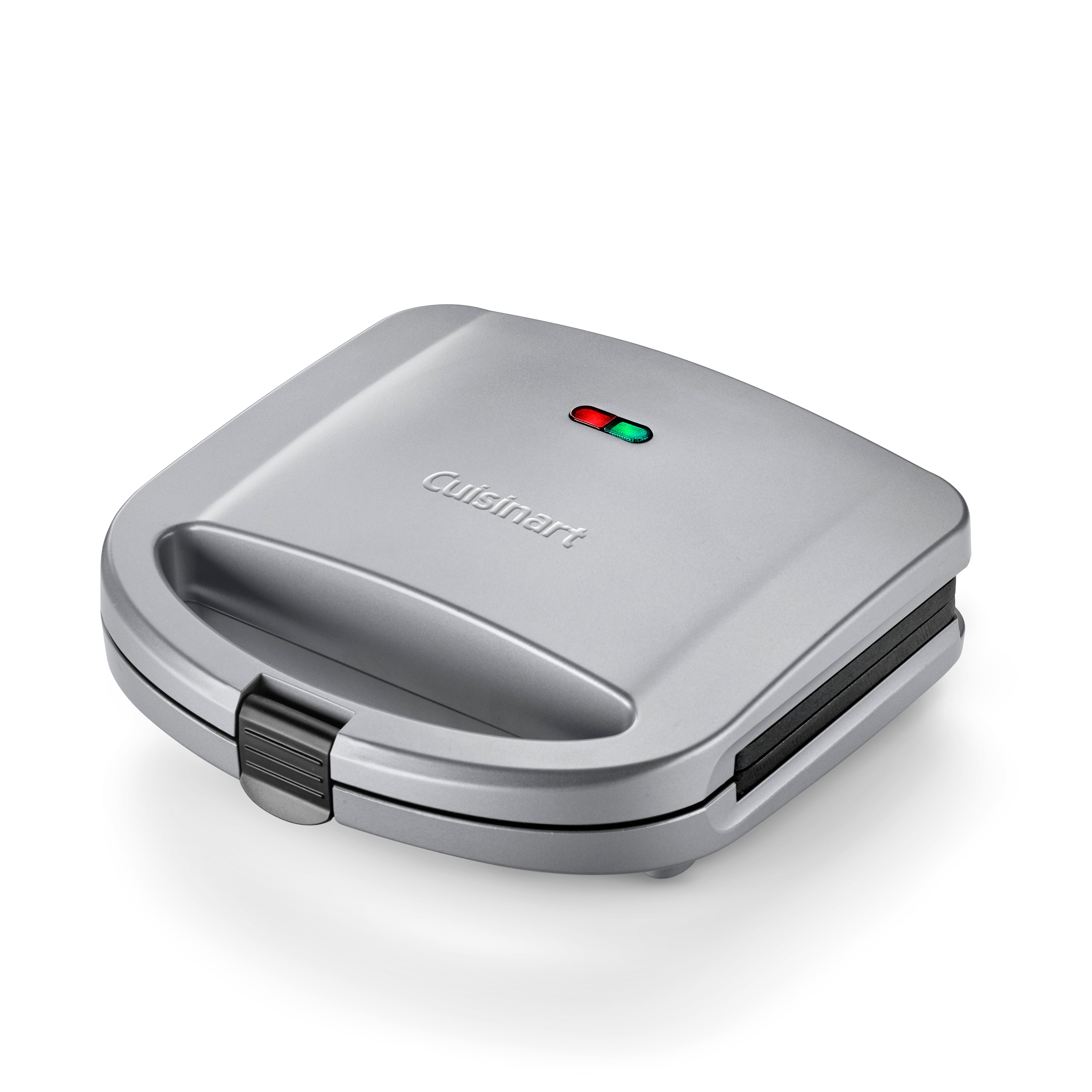 Electric Tabletop Grill Sandwich Brushed Chrome - grills 2 sandwiches by Homeportonline