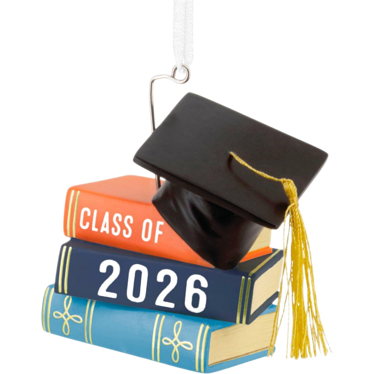 Graduation Cap and Books Class of 2026 Hallmark Ornament