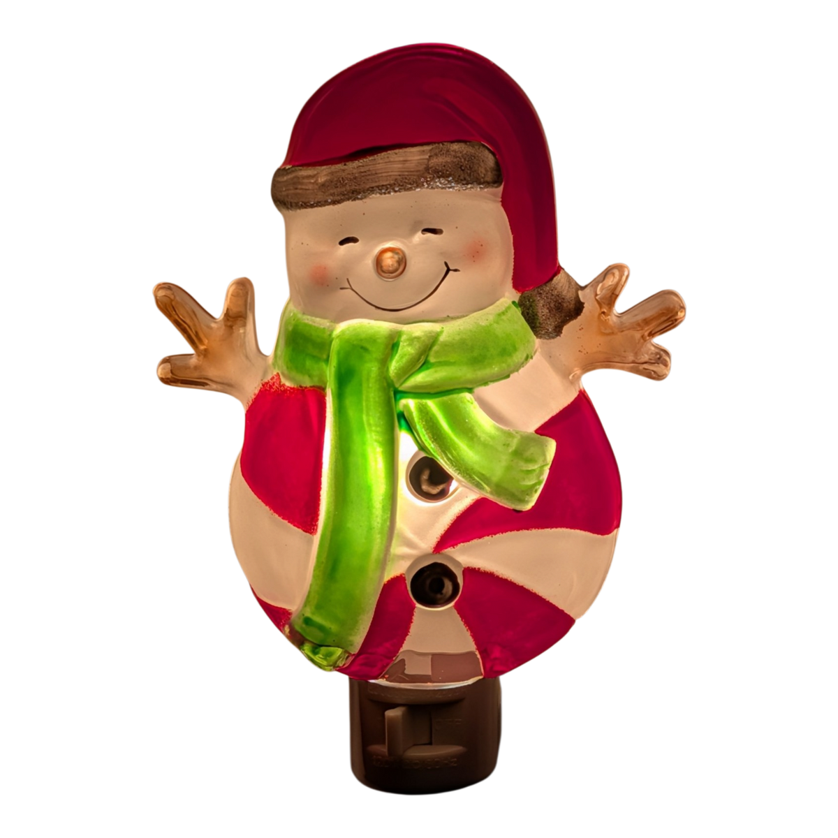 Acrylic Nightlight - Starlight Mint Snowman